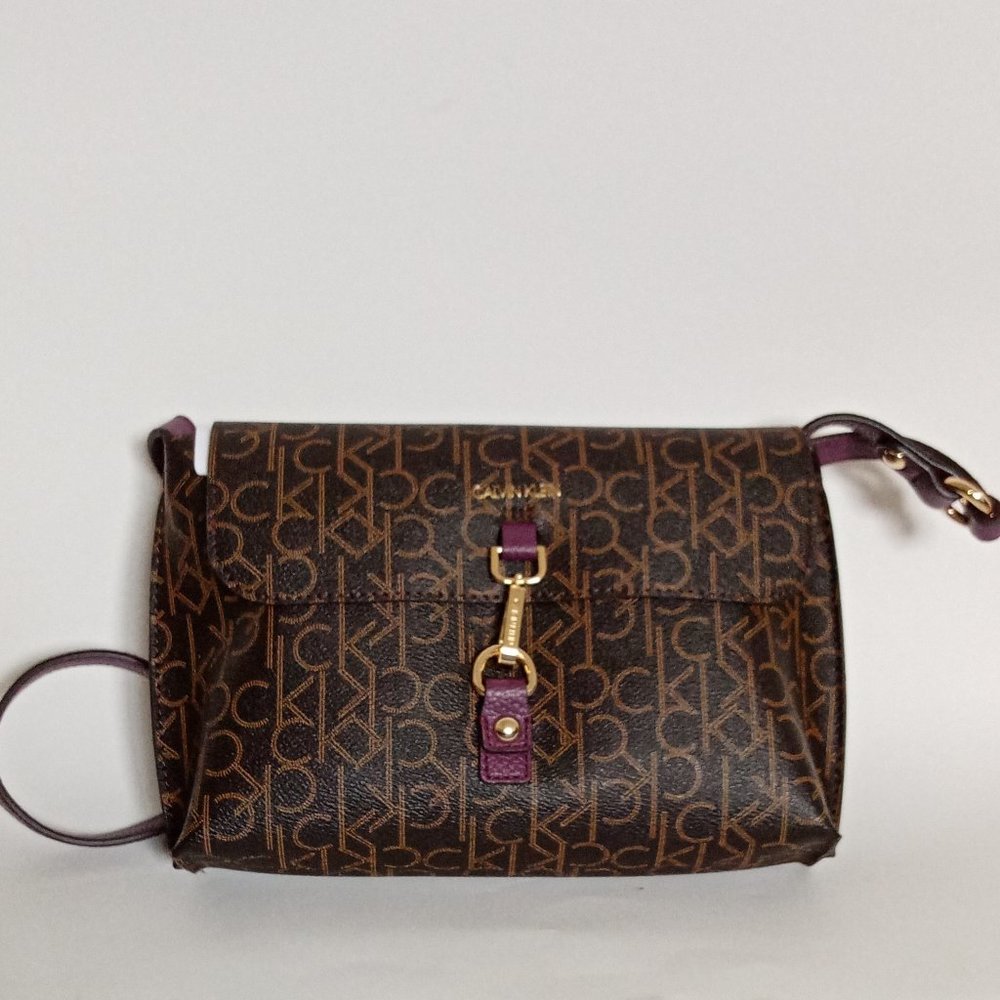 CALVIN KLEIN MONOGRAM LOGO CROSSBODY BAG